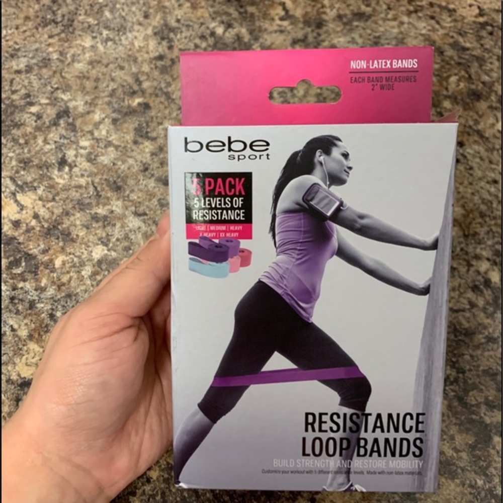 NIB Bebe 5PCK ResistanceLoop Bands